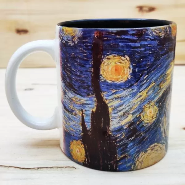 İçi Renkli Kupa Bardak (Mug) - Siyah