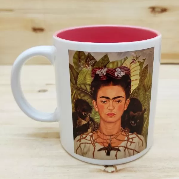 İçi Renkli Kupa Bardak (Mug) - Pembe