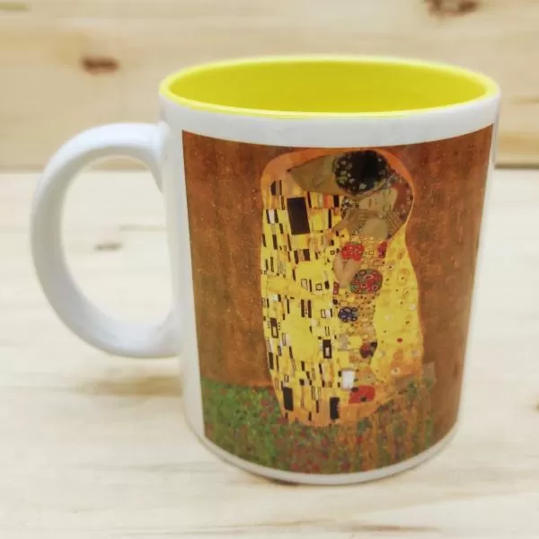 İçi Renkli Kupa Bardak (Mug) - Sarı