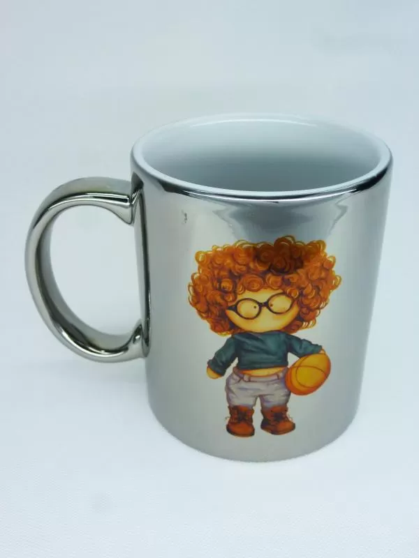 Gümüş Yaldızlı  Kupa Bardak (Mug)
