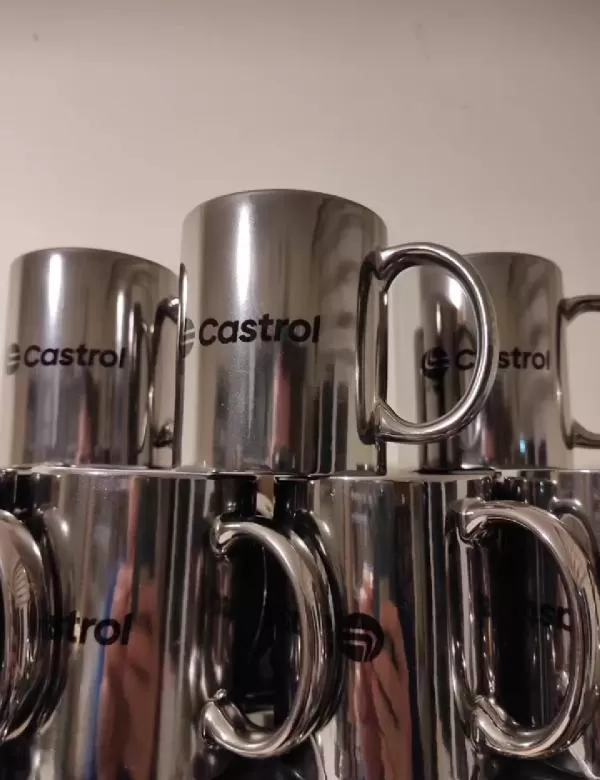 Gümüş Yaldızlı  Kupa Bardak (Mug)