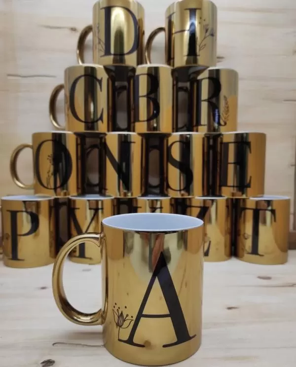 Altın Yaldızlı Kupa Bardak (Mug)