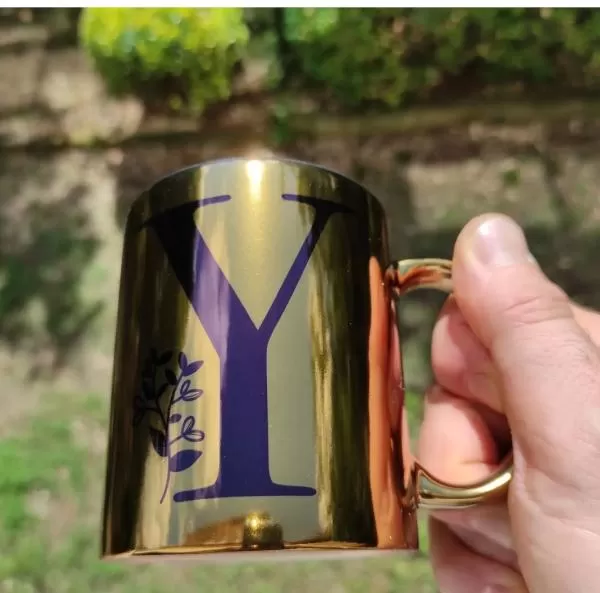 Altın Yaldızlı Kupa Bardak (Mug)