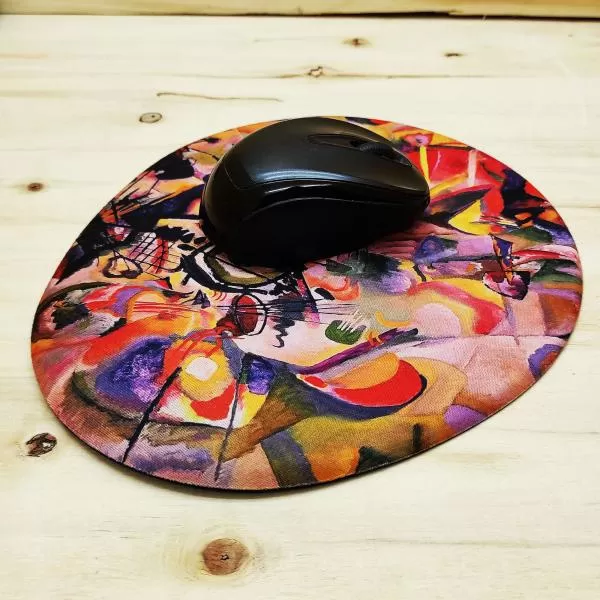 Mouse Pad Oval Bilek Destekli
