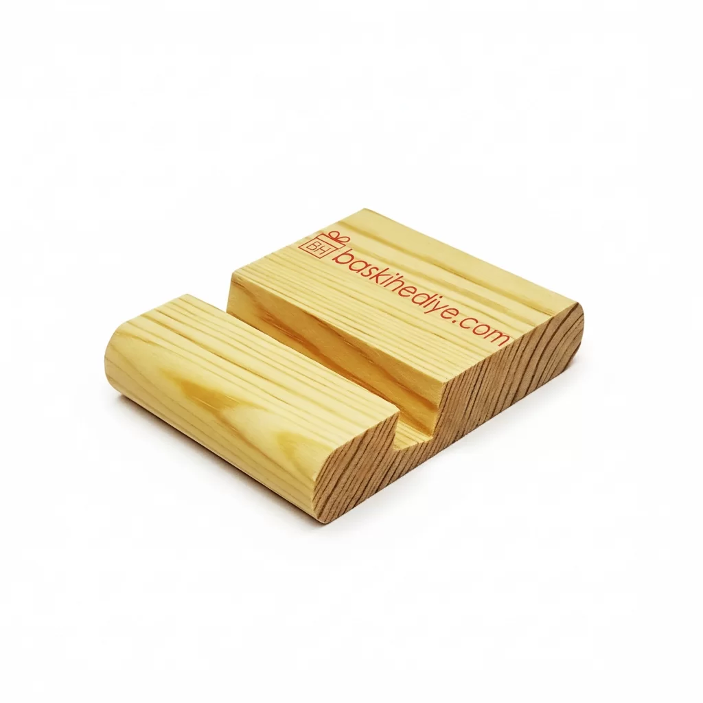 Ahşap Telefon Standı<