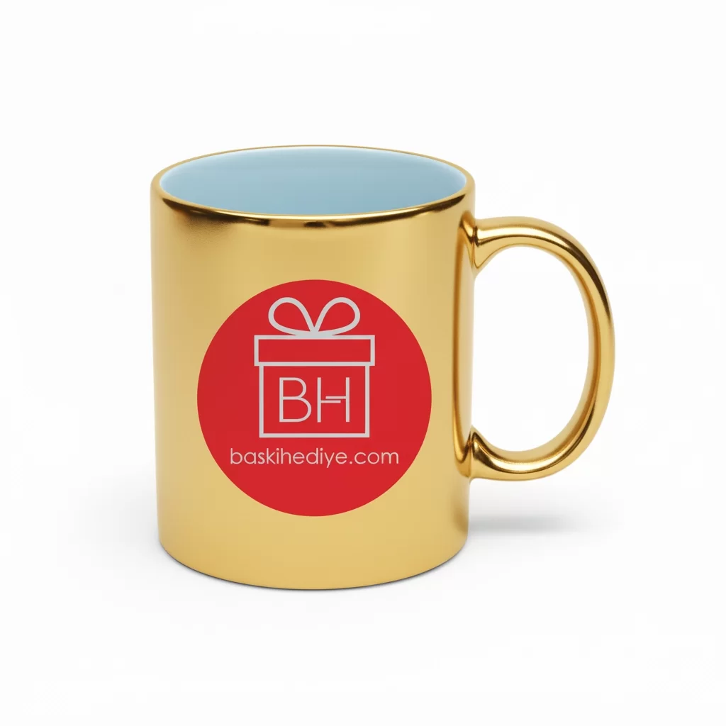 Altın Yaldızlı Kupa Bardak (Mug)