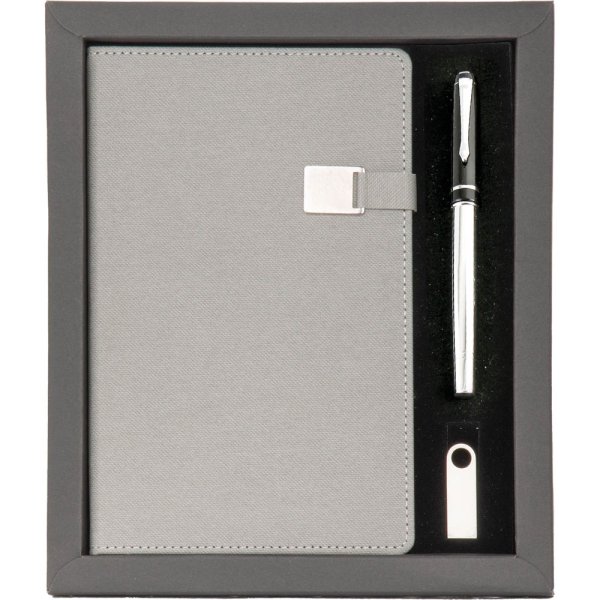 Baskılı Hediyelik Set Gri HS-200024