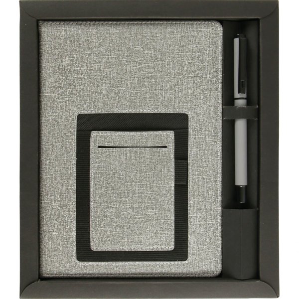 Baskılı Hediyelik Set Gri HS-200026
