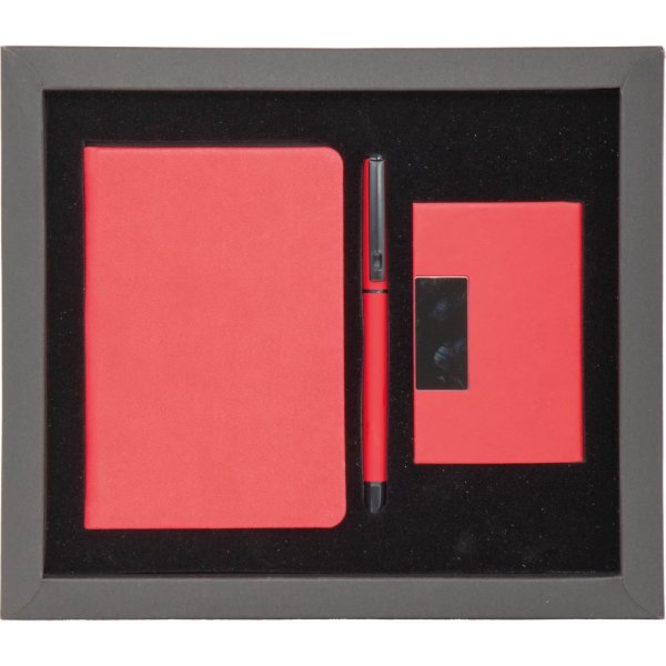 Baskılı Hediyelik Set Kırmızı HS-200002