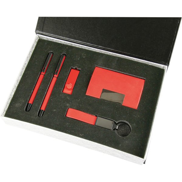 Baskılı Hediyelik Set Kırmızı HS-200035