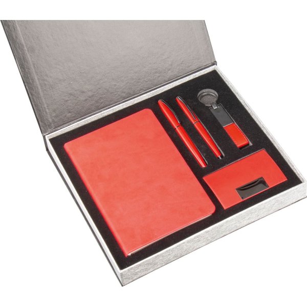Baskılı Hediyelik Set Kırmızı HS-200038