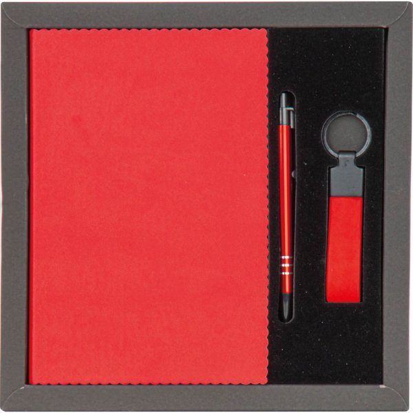 Baskılı Hediyelik Set Kırmızı HS-200042