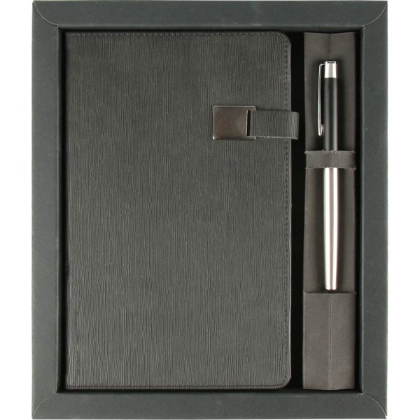 Baskılı Hediyelik Set Siyah HS-200039