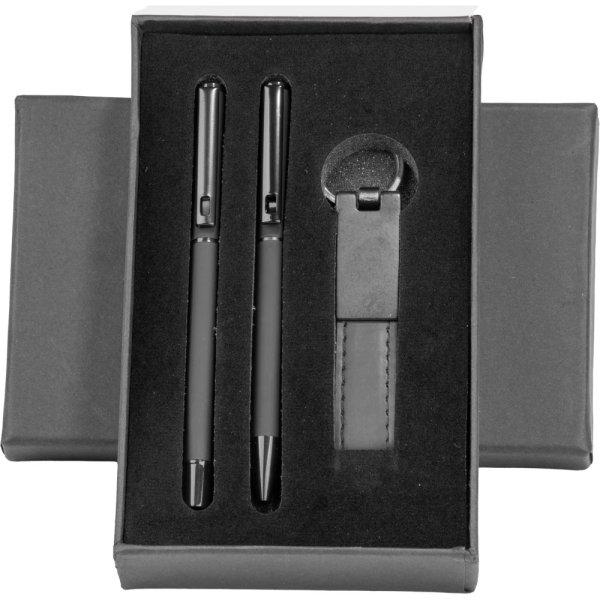 Baskılı Hediyelik Set Siyah HS-200050