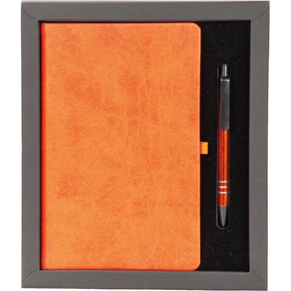 Baskılı Hediyelik Set Turuncu HS-200030