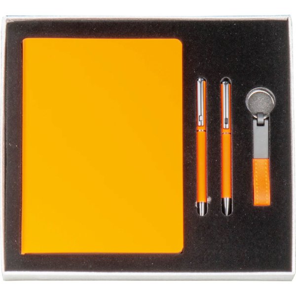 Baskılı Hediyelik Set Turuncu HS-200033