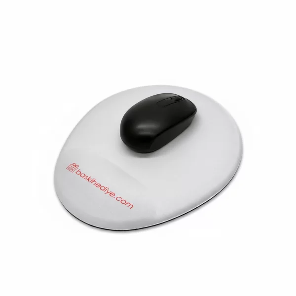 Mouse Pad Oval Bilek Destekli